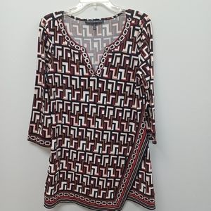 WHBM print dress - M